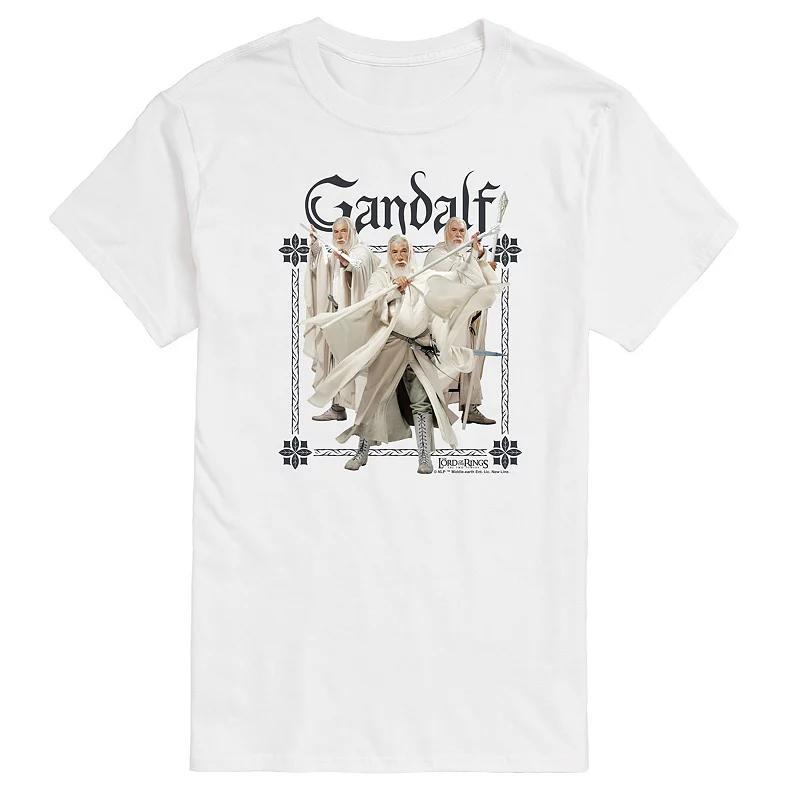 Mens The Lord Of The Rings Gandalf The White Graphic Tee Product Image