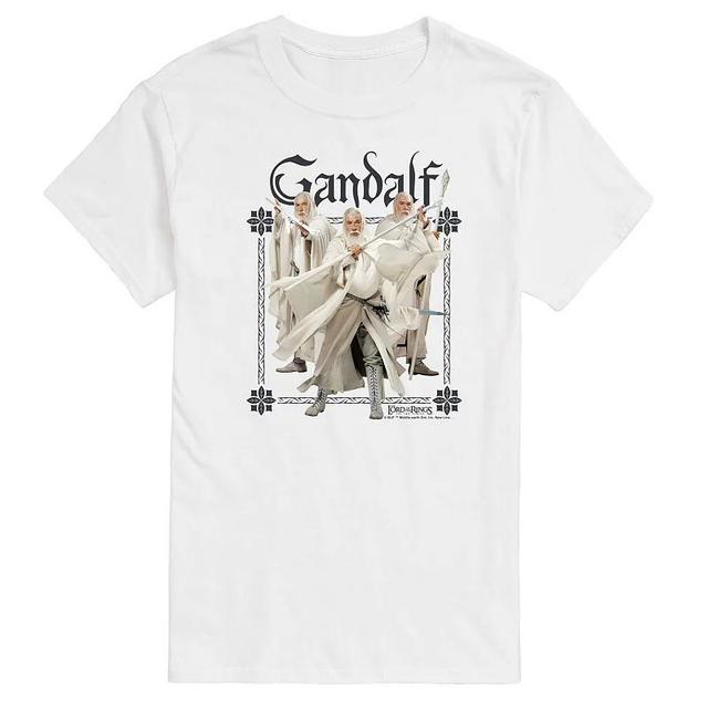 Mens The Lord Of The Rings Gandalf The White Graphic Tee Product Image