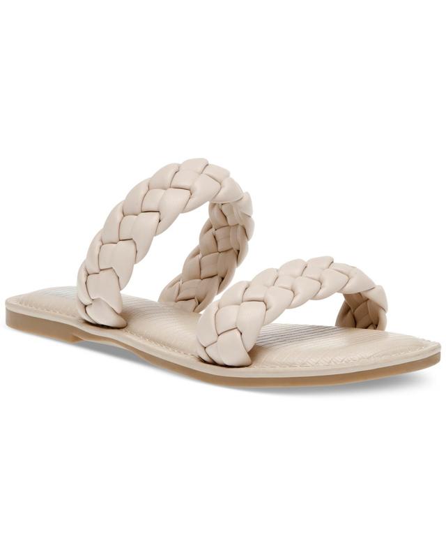 Dv Dolce Vita Womens Jocee Double Band Braided Slide Flat Sandals Product Image