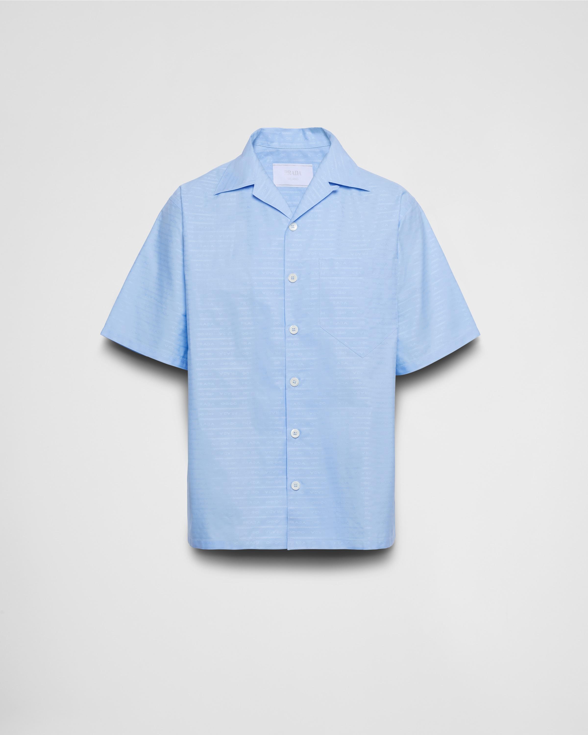 Short-sleeved cotton shirt Product Image