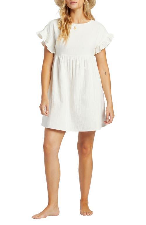 Billabong So Breezy Cotton Babydoll Minidress Product Image