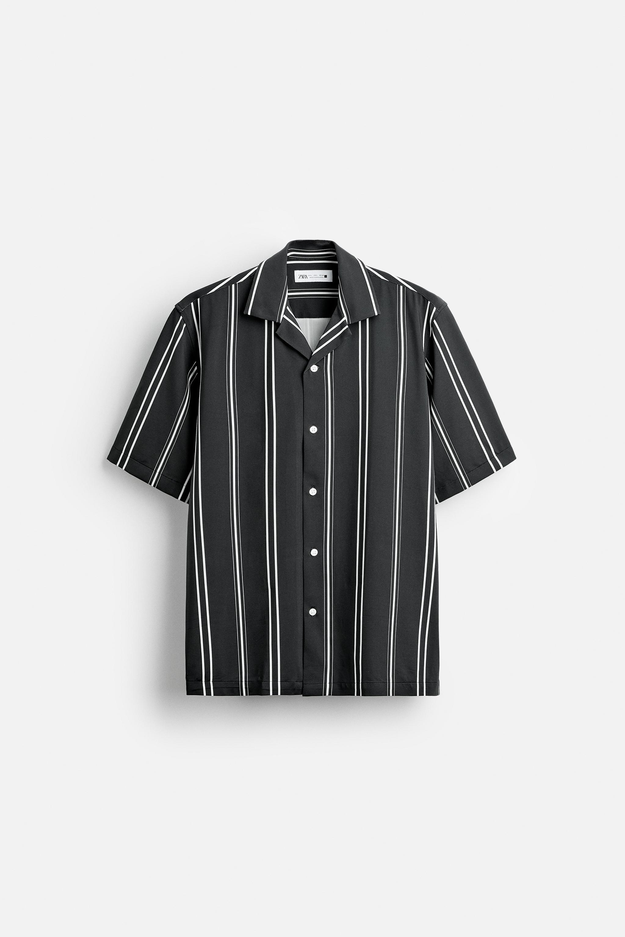 STRIPED STRETCH SHIRT Product Image