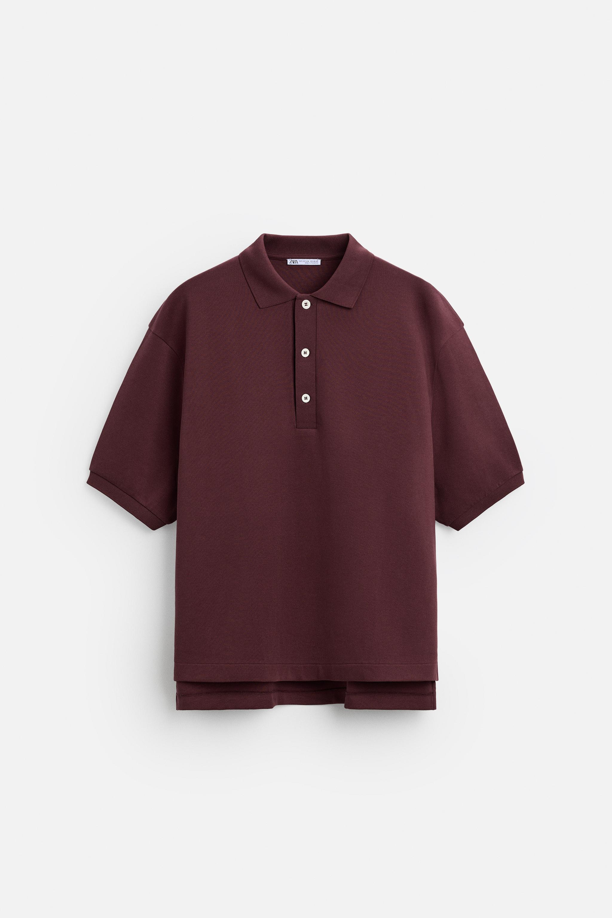 PIQUÉ TEXTURED POLO SHIRT Product Image