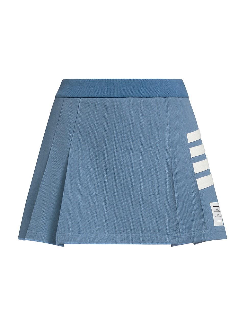 Womens Cotton Pleated Miniskirt product image