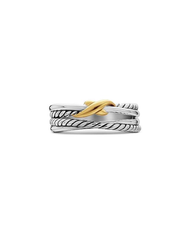 David Yurman X Crossover Ring with 18K Gold Product Image