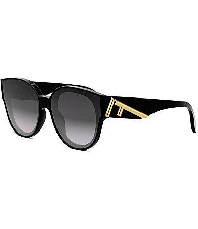 The Fendi First 63mm Gradient Oversize Round Sunglasses Product Image