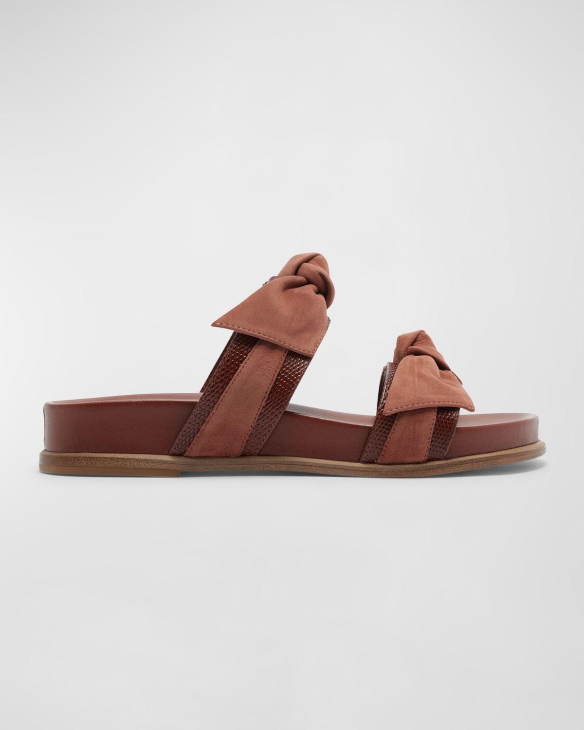 Maxi Clarita Dual Knot Slide Sandals Product Image