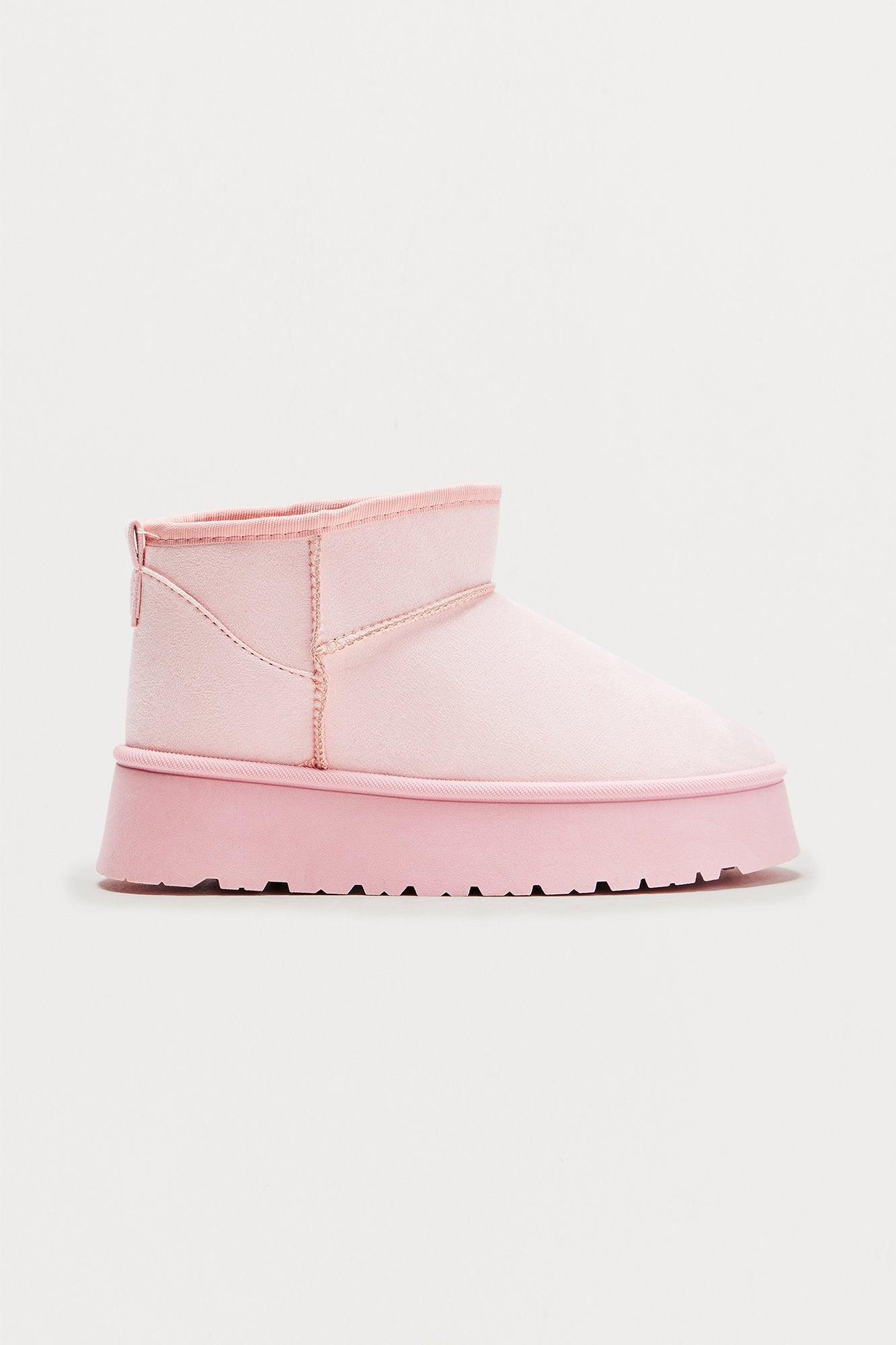 Frosted Booties - Pink Product Image