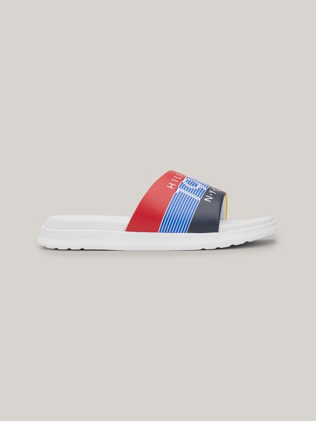 Tommy Hilfiger Men's Hilfiger Team Men's Slide - White - US 10 / EU 43 Product Image