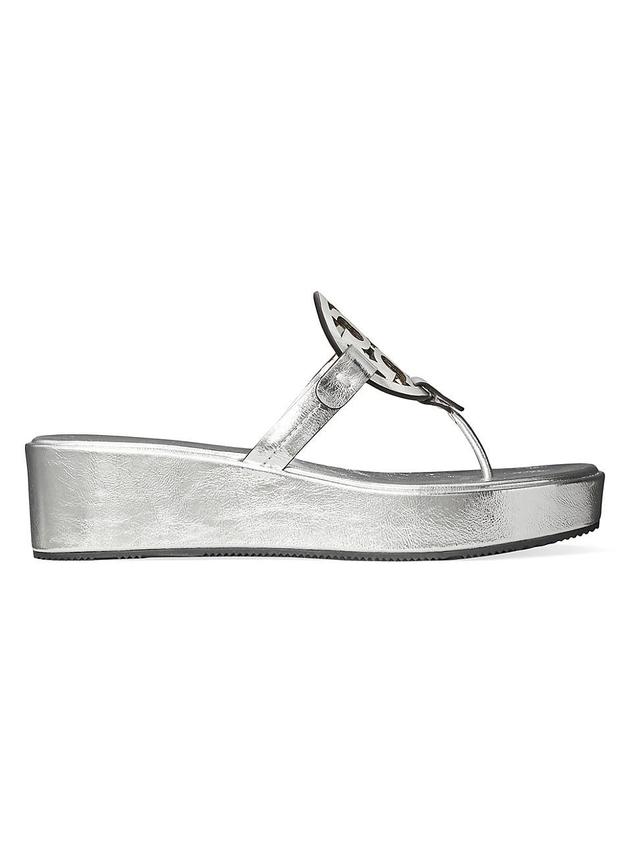 Womens Miller Leather Wedge Sandals Product Image