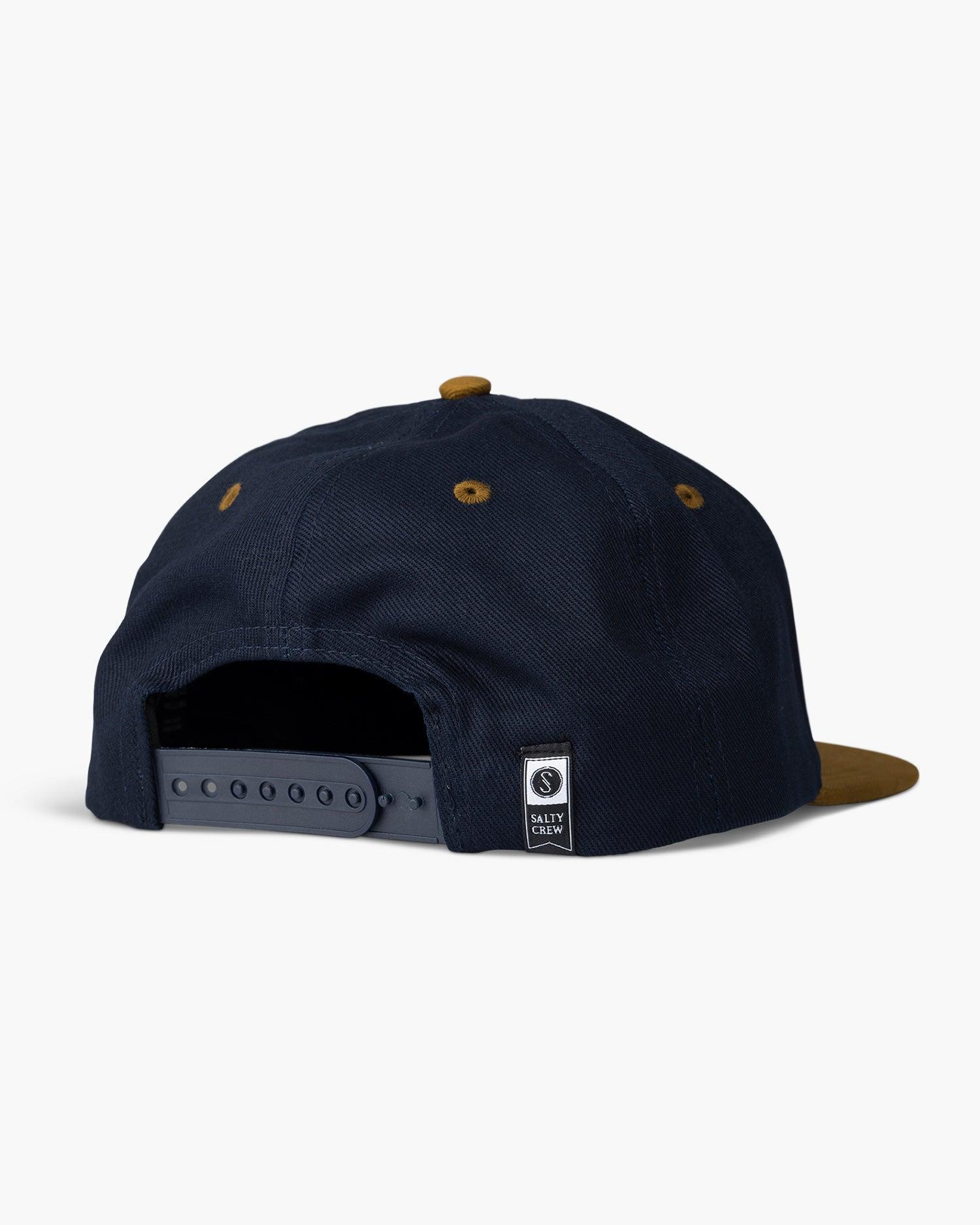 First Mate Navy/Gold 5 Panel Male Product Image