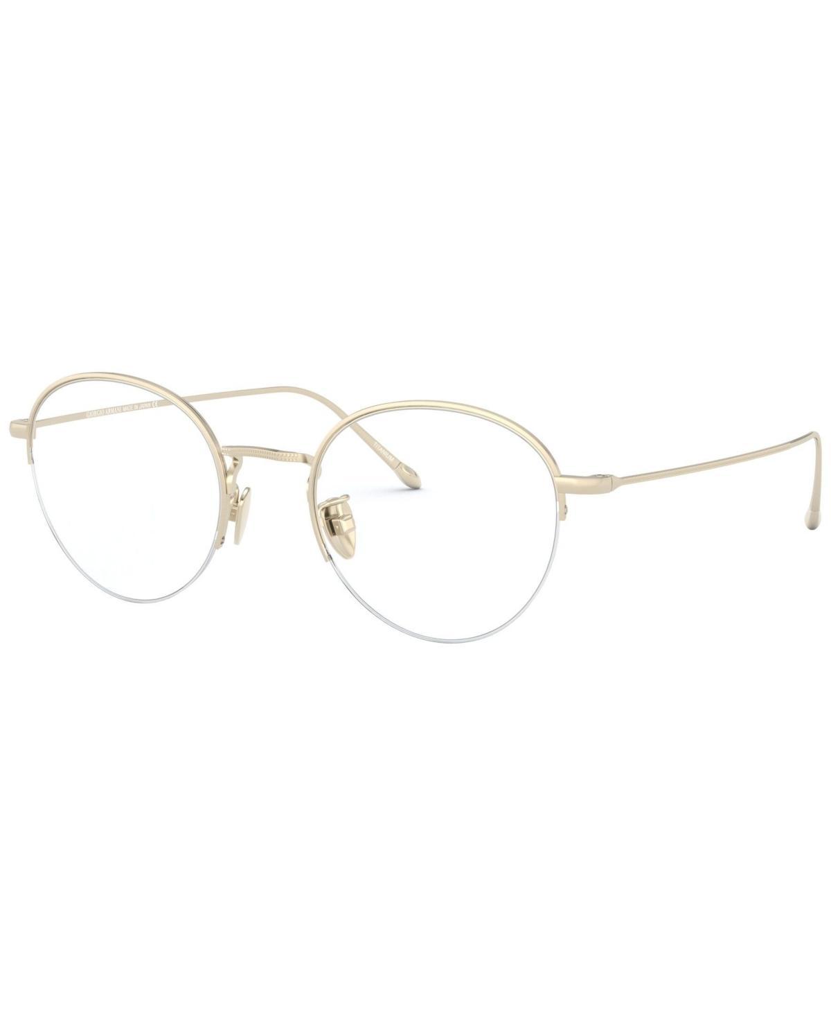 Giorgio Armani AR5098T Mens Round Eyeglasses - Gold-Tone Product Image