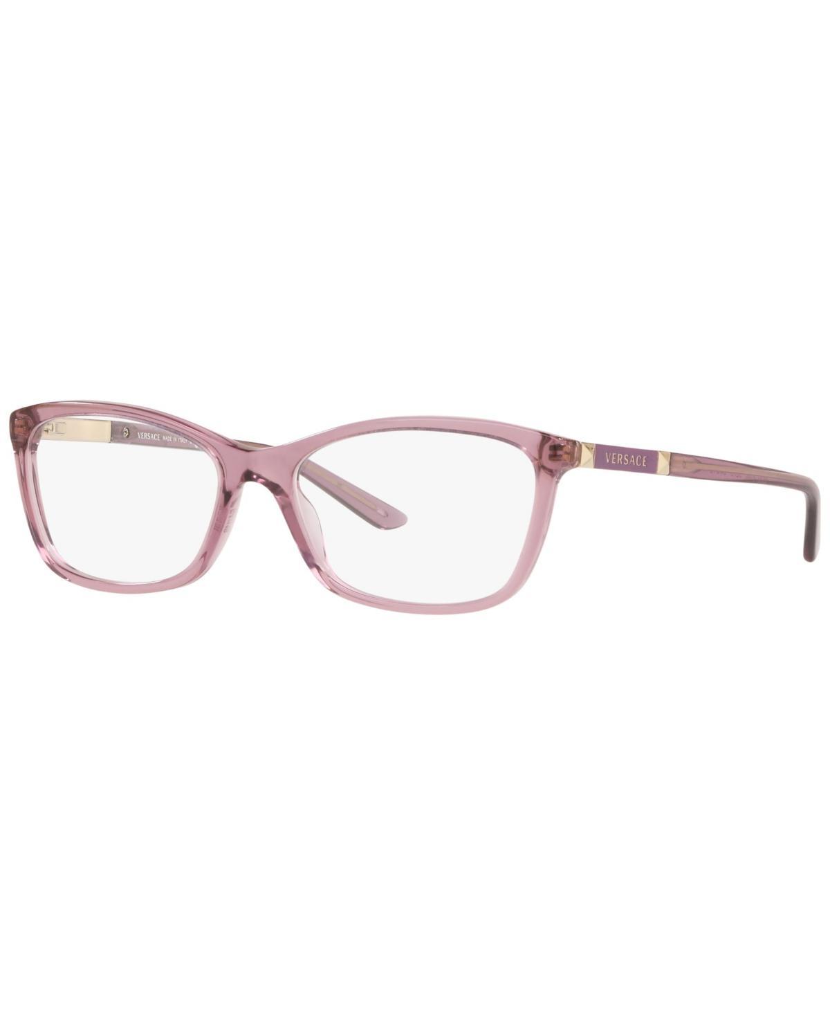 Versace Womens Eyeglasses, VE3186 - Transparent Violet Product Image