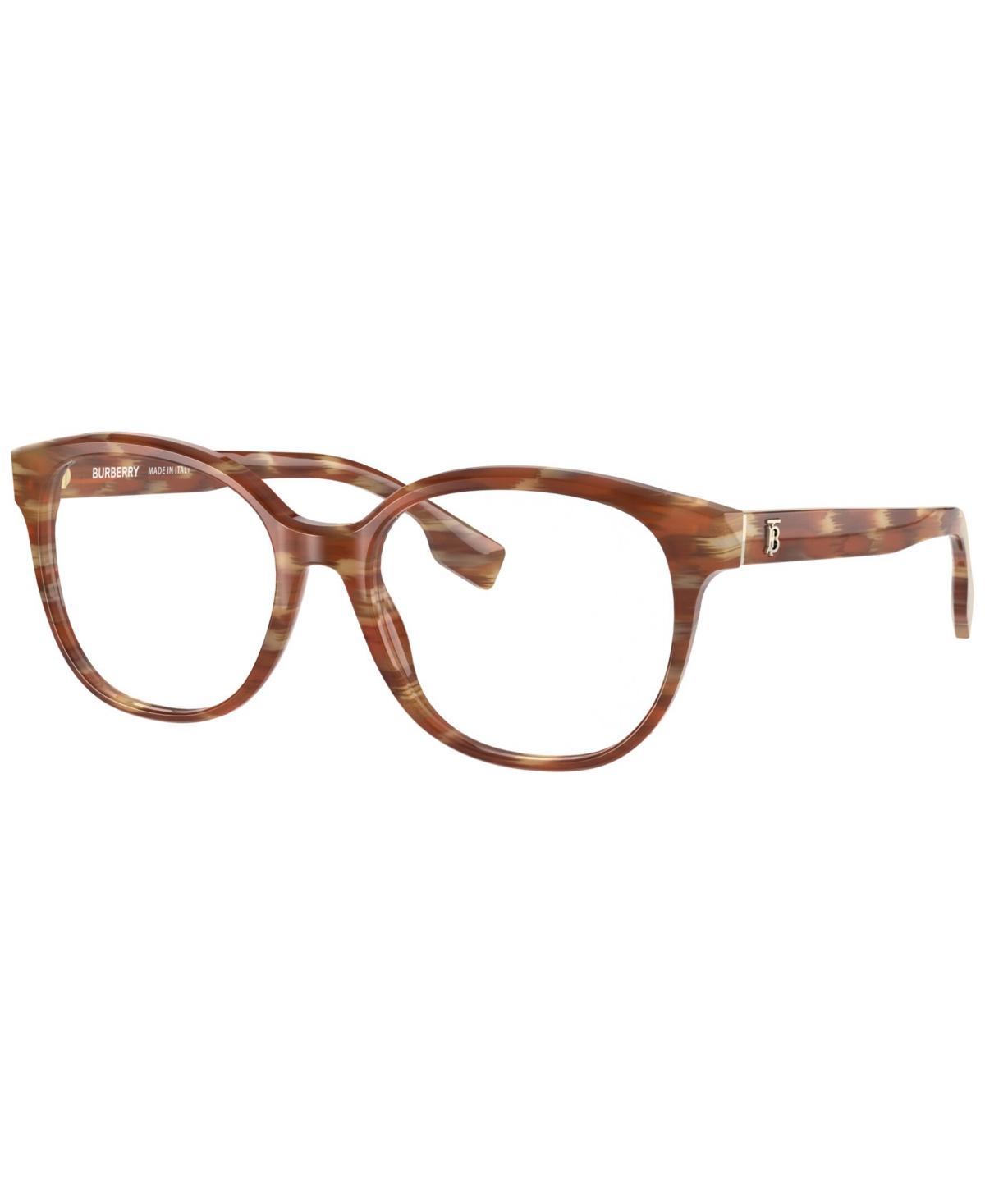 Burberry BE2332 Womens Square Eyeglasses - Spotted Dark Brown Product Image