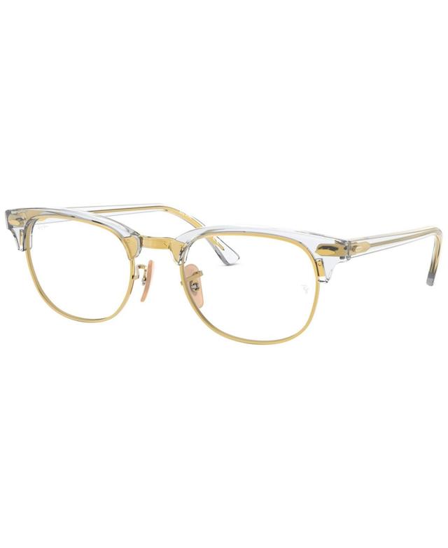 Ray-Ban RX5154 Mens Square Eyeglasses - Transparen Product Image