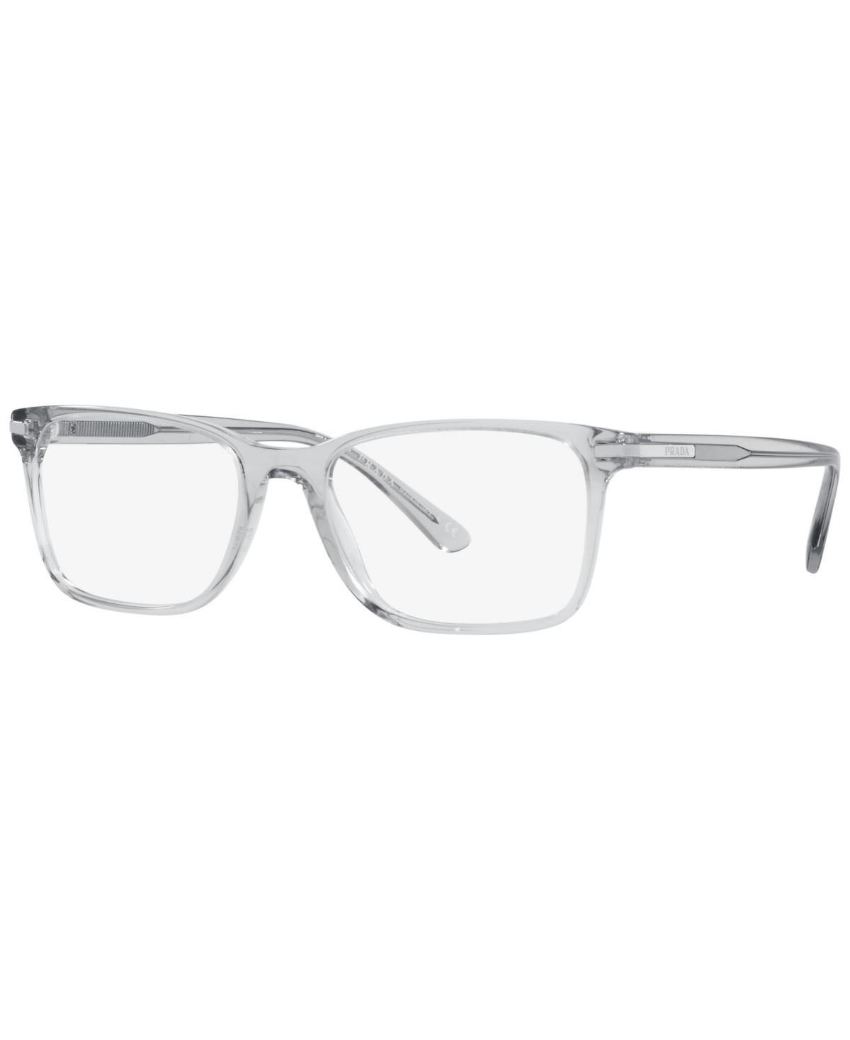 Prada PR14WV Mens Rectangle Eyeglasses - Blue Crystal Product Image