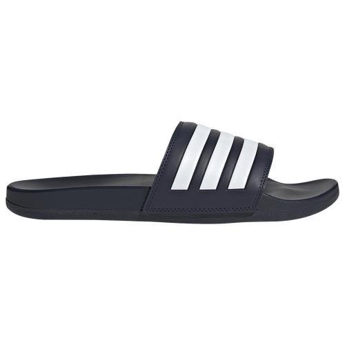 adidas Mens adidas Adilette Comfort - Mens Shoes Navy/White Product Image