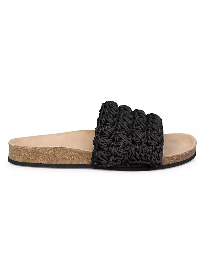 Crochet Comfort Slide Sandals Product Image