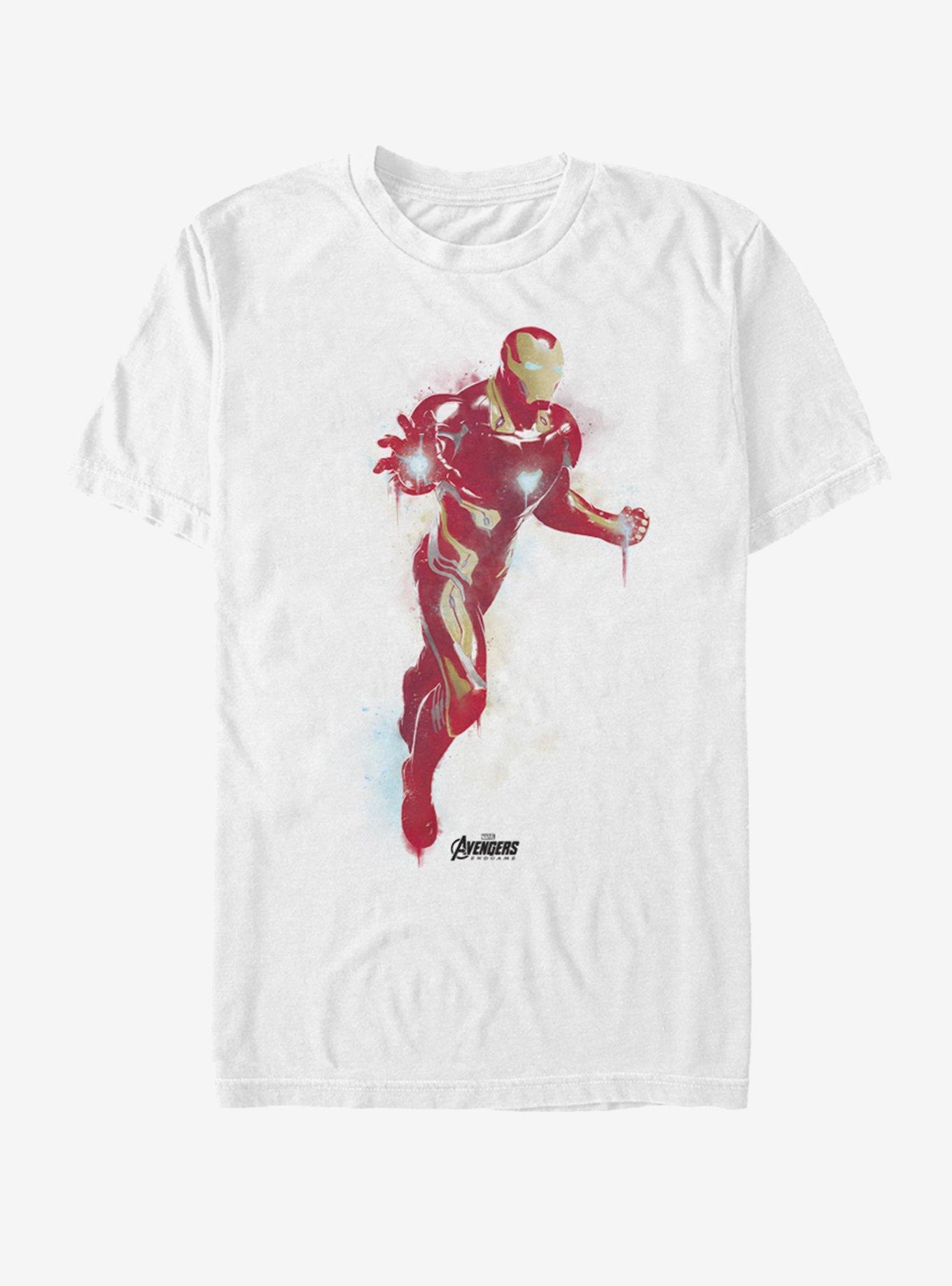 Marvel Avengers: Endgame Iron Man Paint T-Shirt Product Image