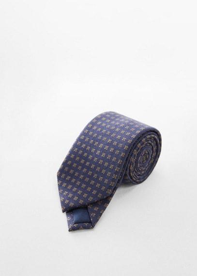 MANGO MAN - Printed silk tie - One size - Men Product Image