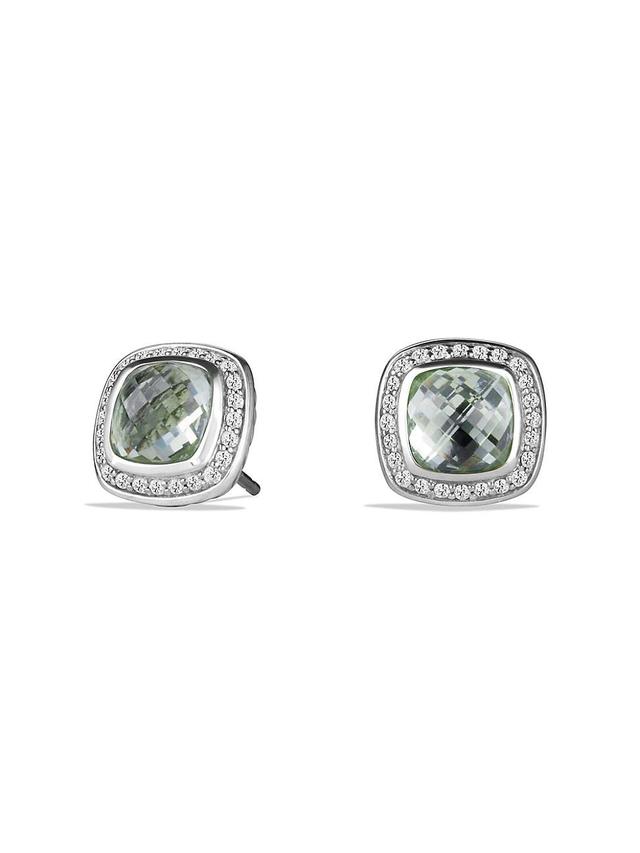 Womens Albion Earrings with Gemstone & Diamonds Product Image