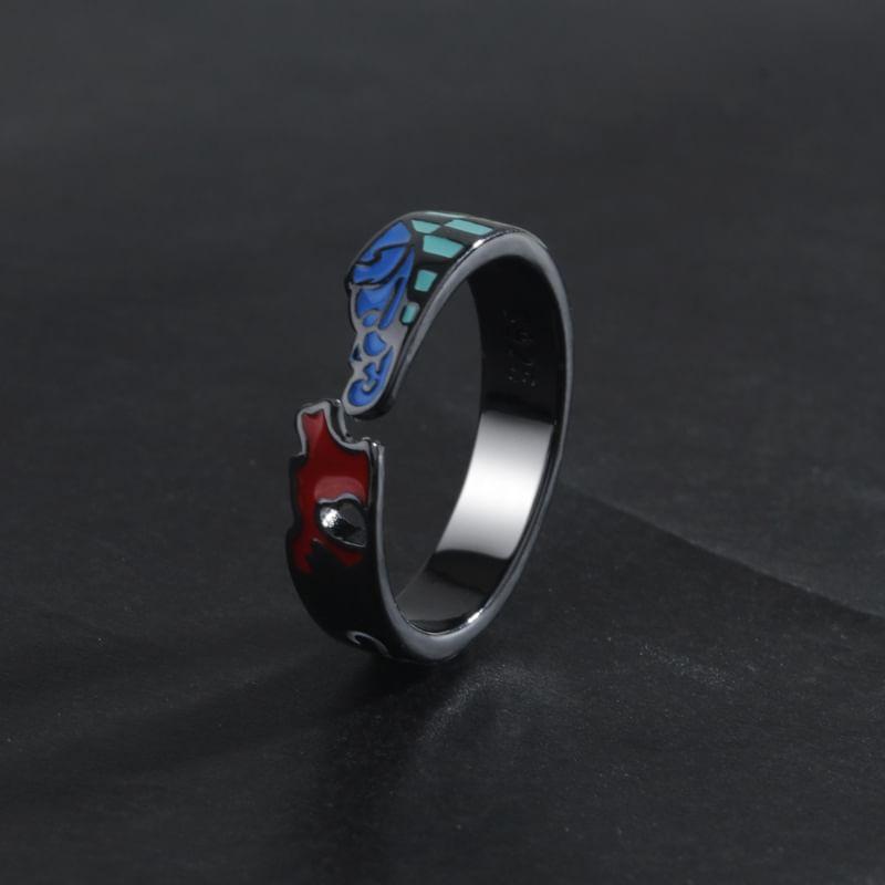 Glaze Stainless Steel Open Ring Product Image