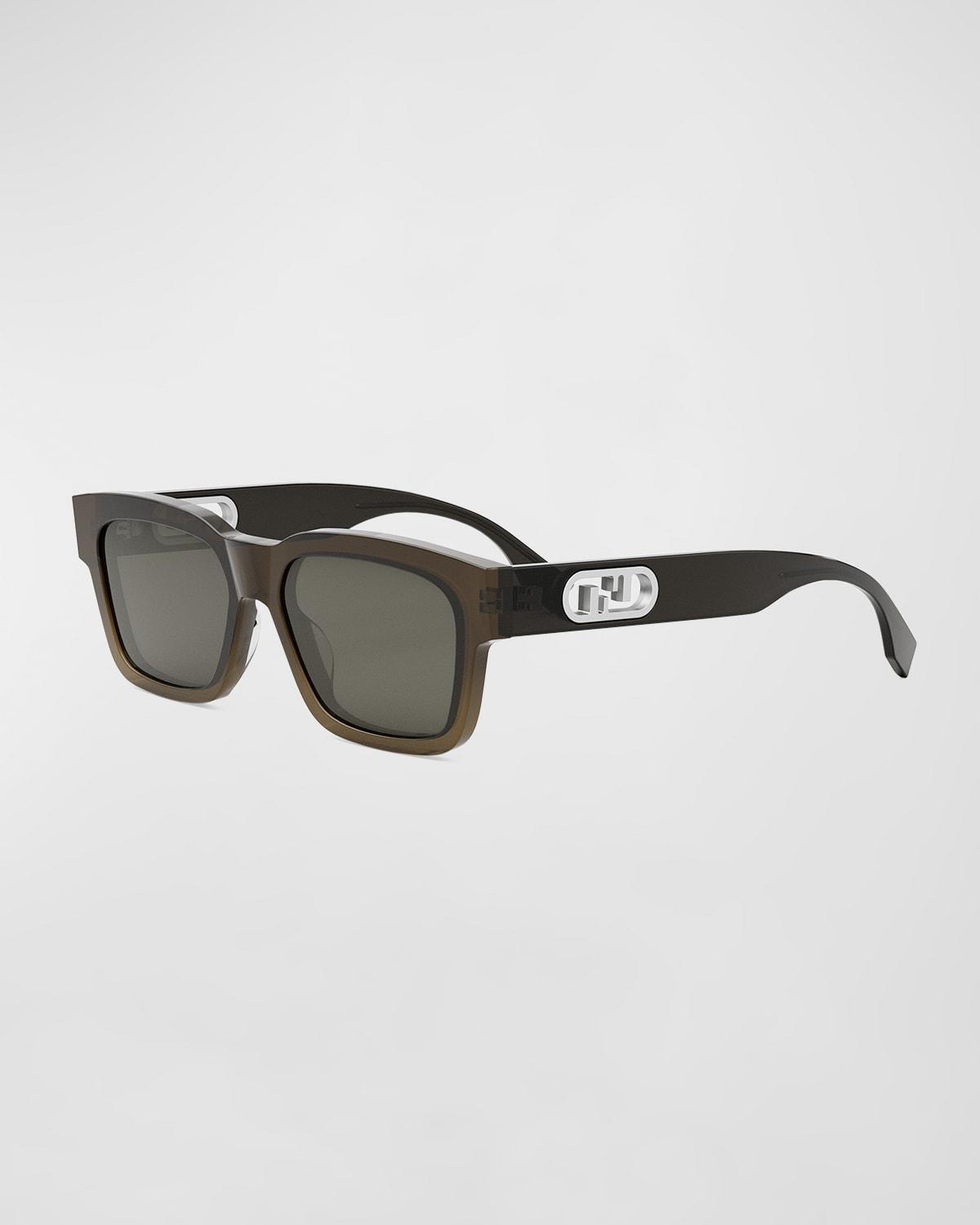 Mens OLock Acetate Rectangle Sunglasses Product Image