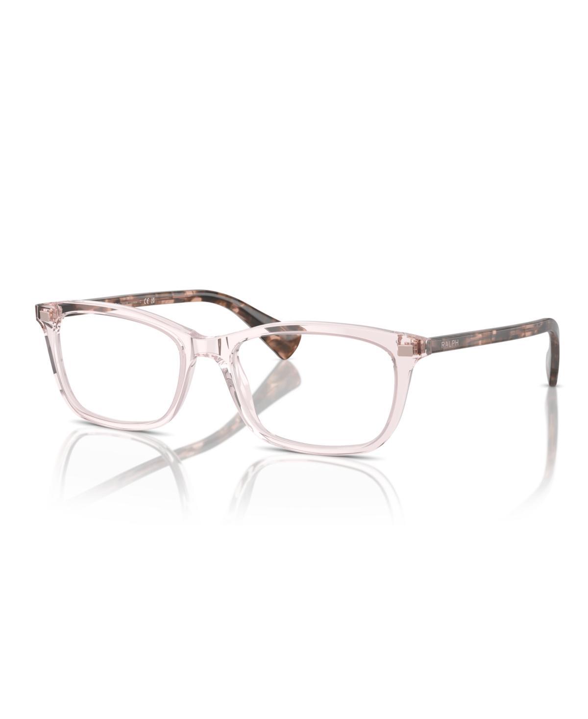 Ralph by Ralph Lauren Womens Eyeglasses, RA7089 - Shiny Transparent Rose Product Image