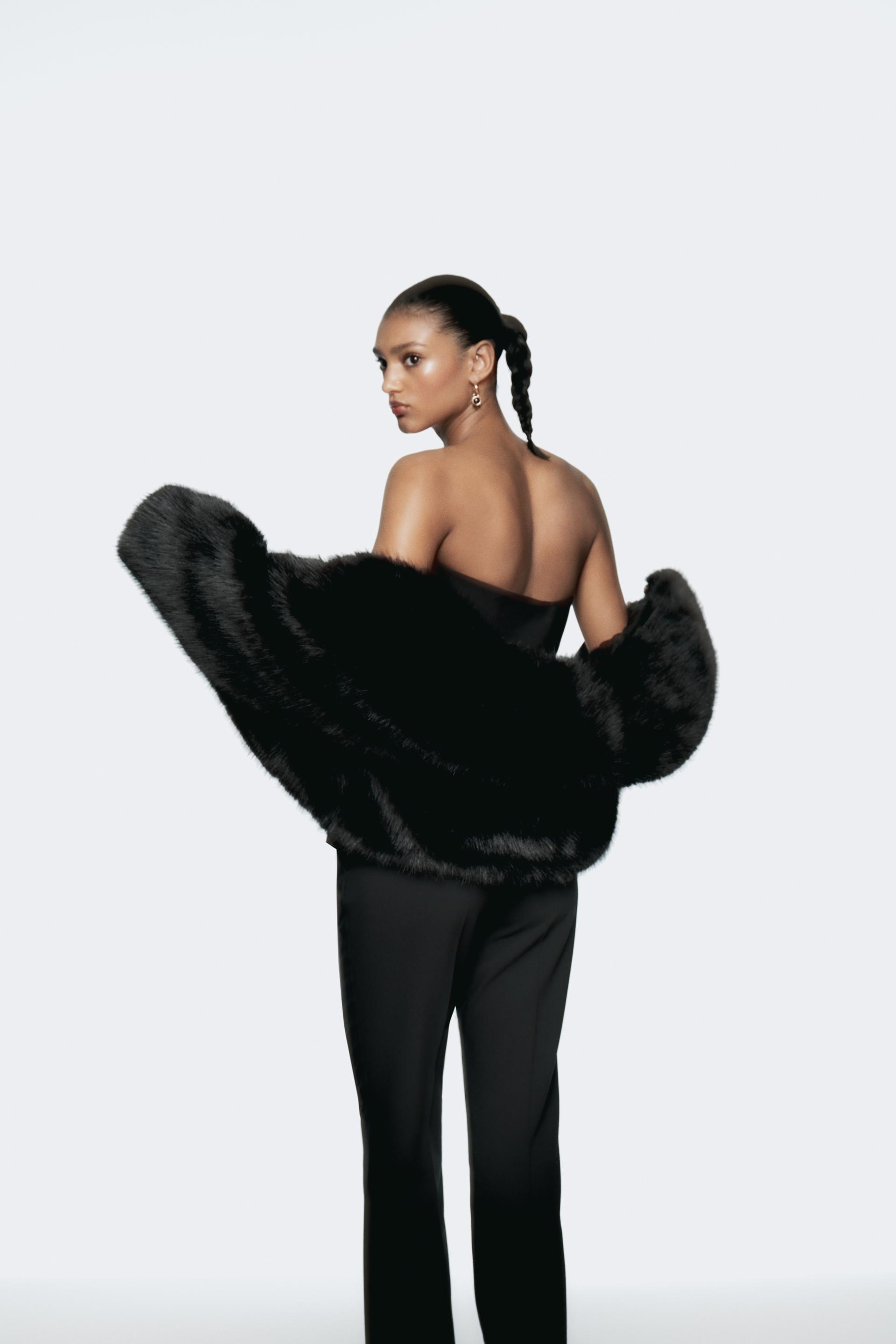 FAUX FUR JACKET Product Image