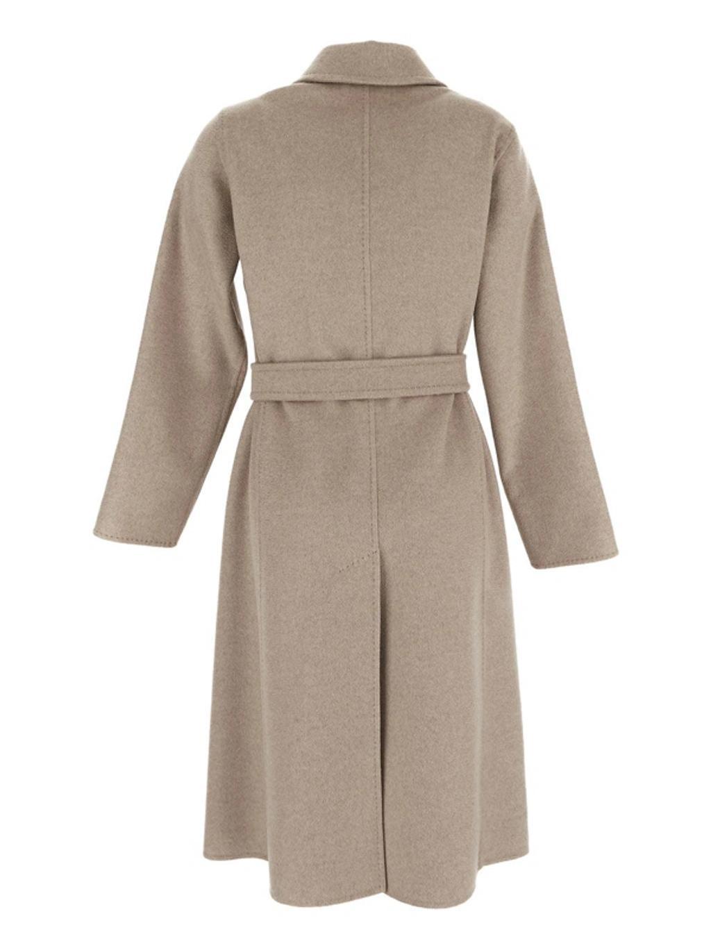 Manuela Icon Coat In Beige Product Image