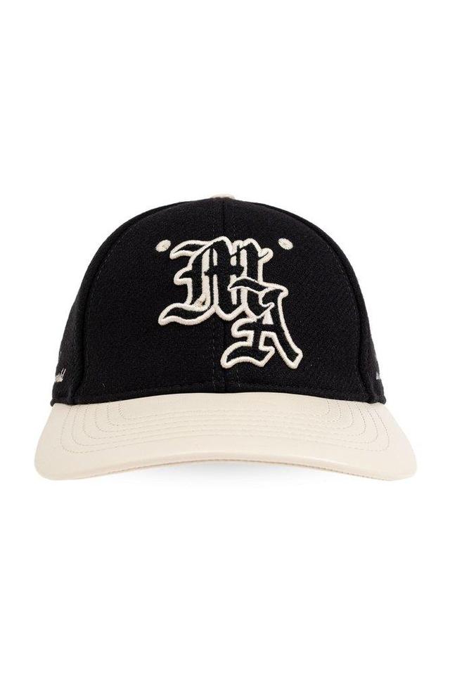 AMIRI Logo Embroidered Baseball Cap In Black Product Image