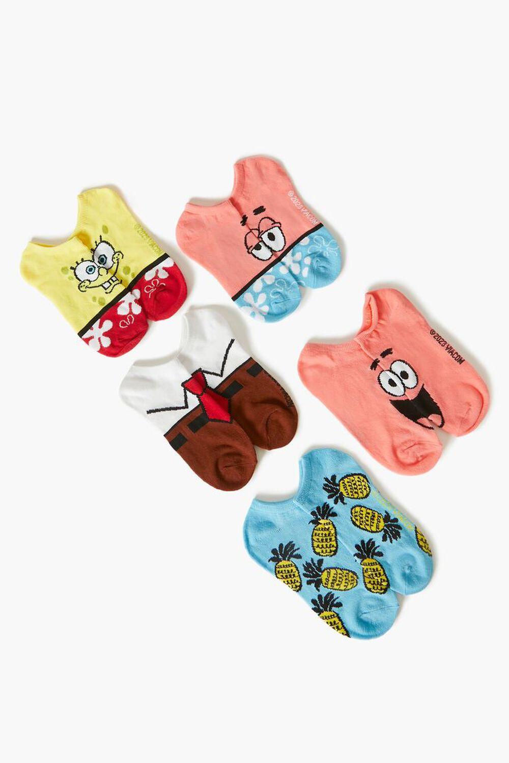 SpongeBob SquarePants Ankle Socks Set - 5 pack | Forever 21 Product Image