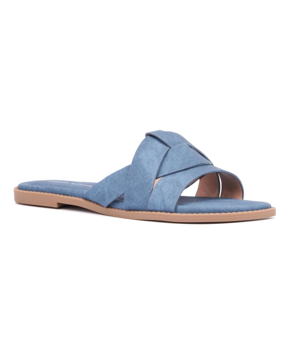 Womens Tiana Wide Width Flats Sandal Product Image