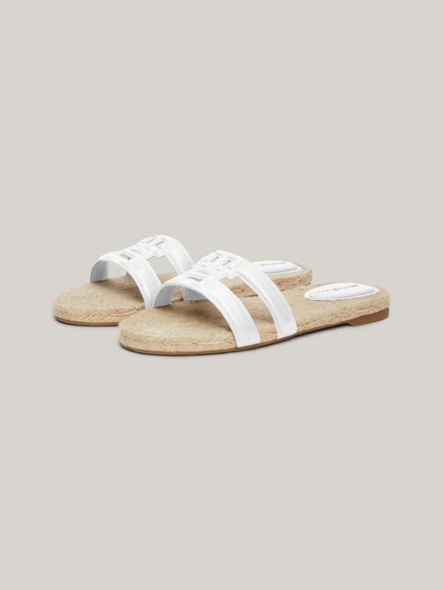 Tommy Hilfiger Women's TH Logo Leather Espadrille Sandal Product Image