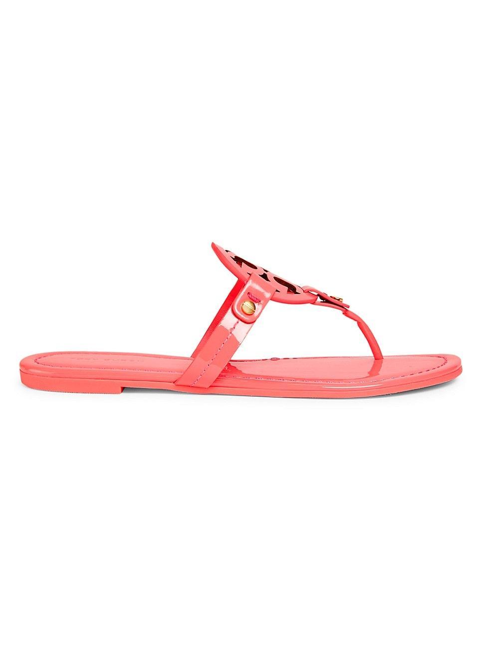 Womens Miller Patent Leather Thong Sandals Product Image