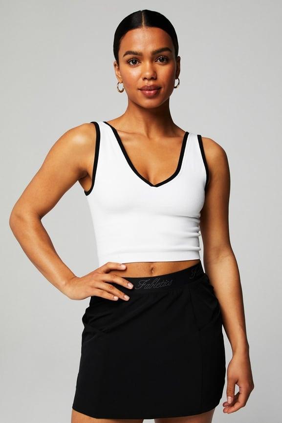 Cloud Seamless V-Neck Crop Tank Product Image