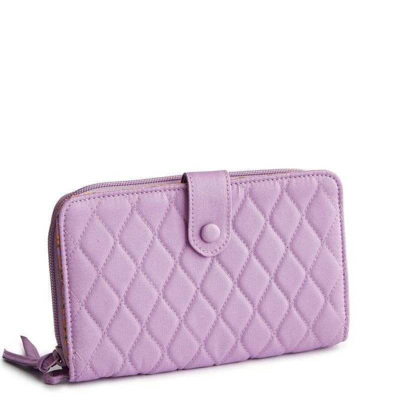 Vera Bradley Large Tab Wallet Women in Purple Product Image