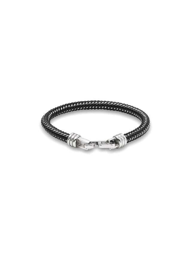 Leather Bracelet - Black Product Image