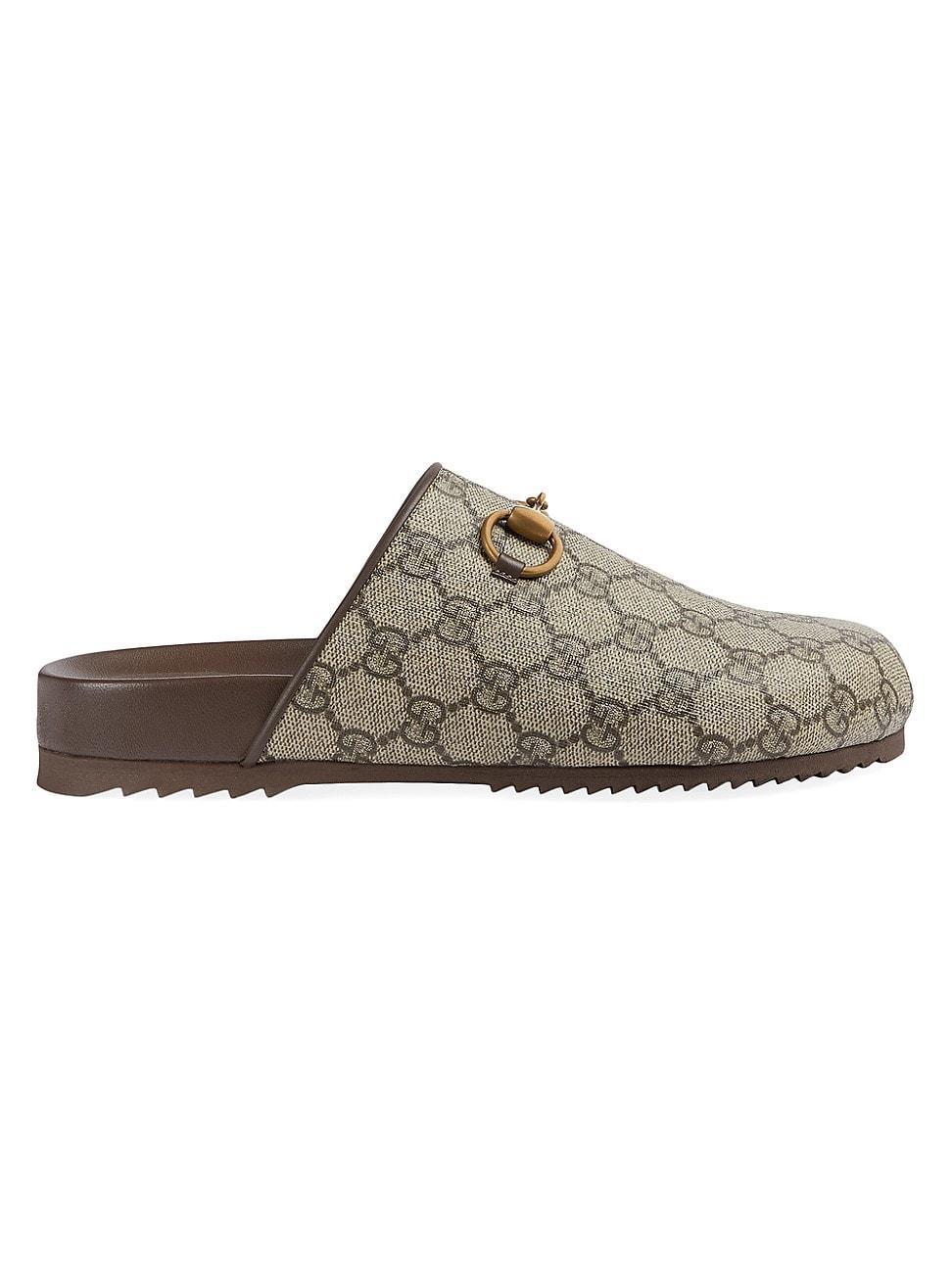 Womens Sol Monogram Coated Canvas Slides Product Image