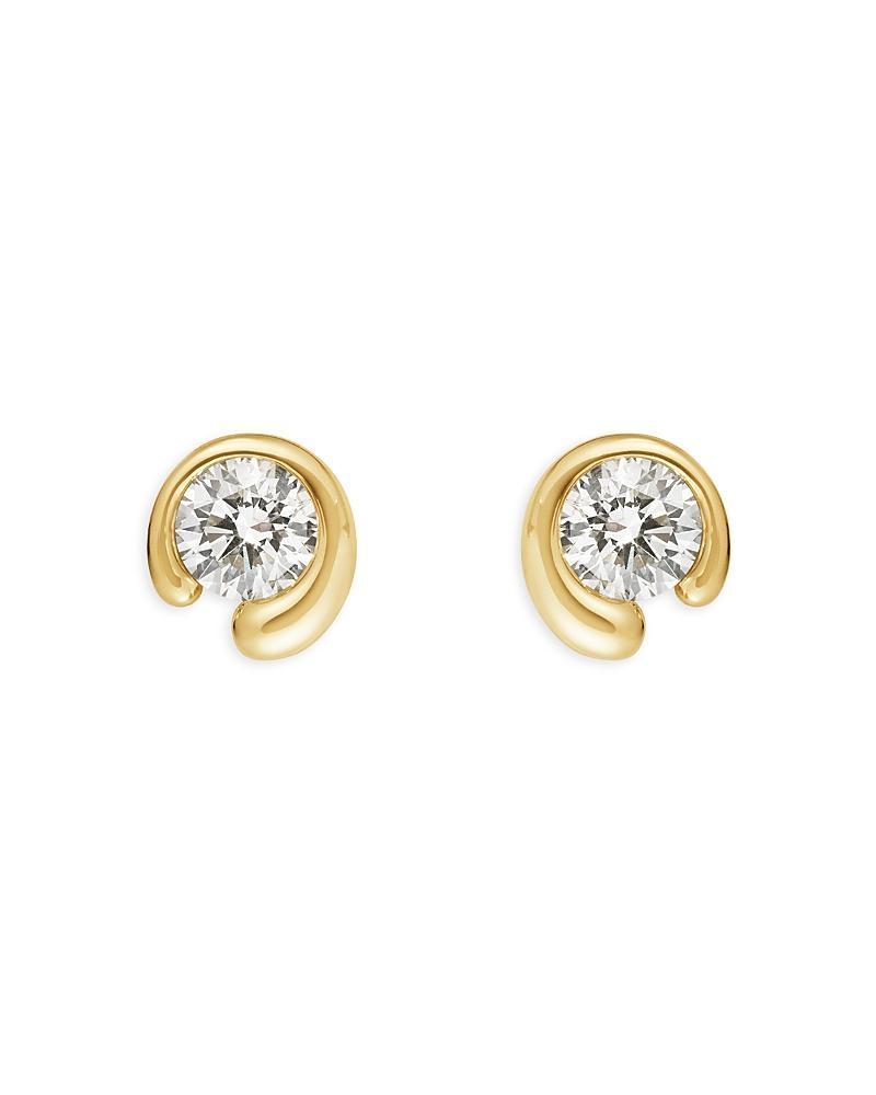 Womens Mercy 18K Yellow Gold & Diamond Stud Earrings Product Image