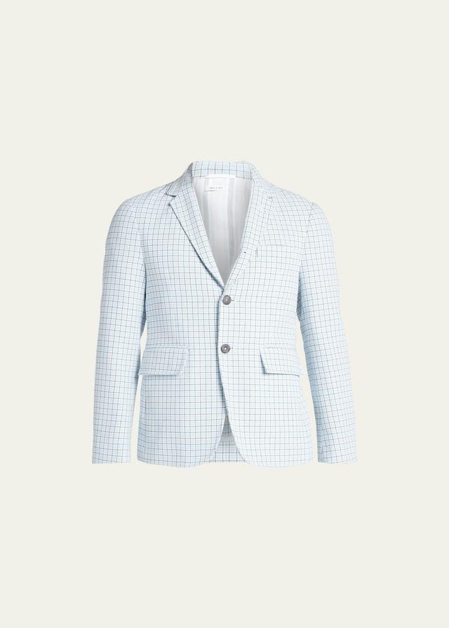 Mens Small Check Crepe Sport Coat Product Image