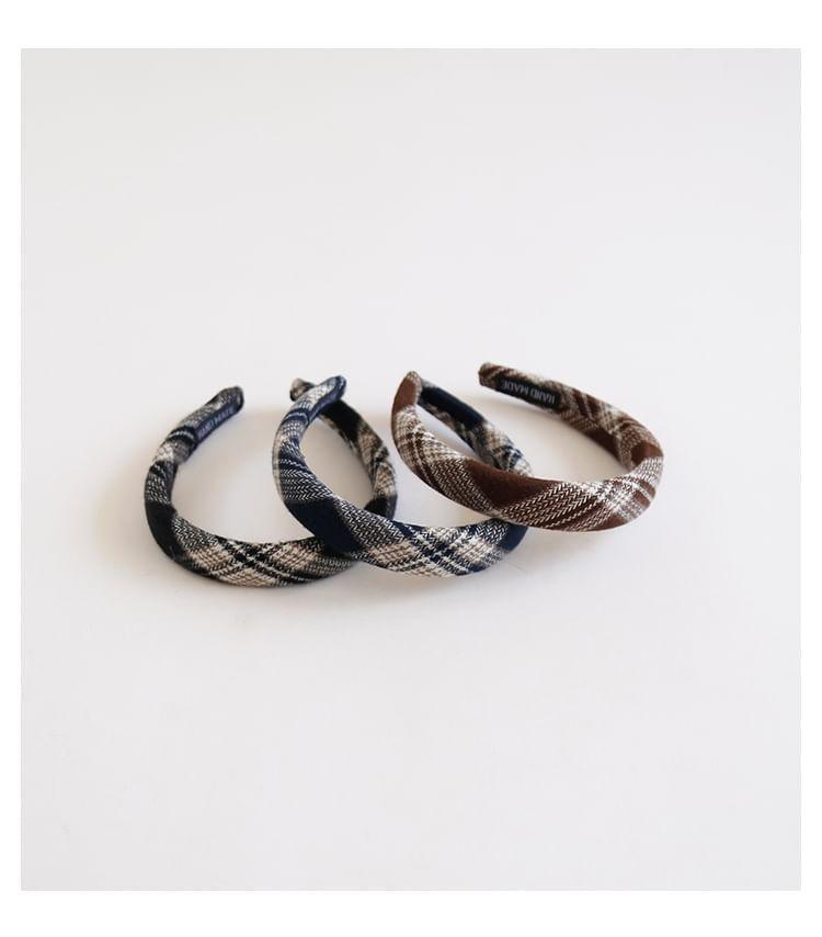 Plaid Fabric Headband Product Image