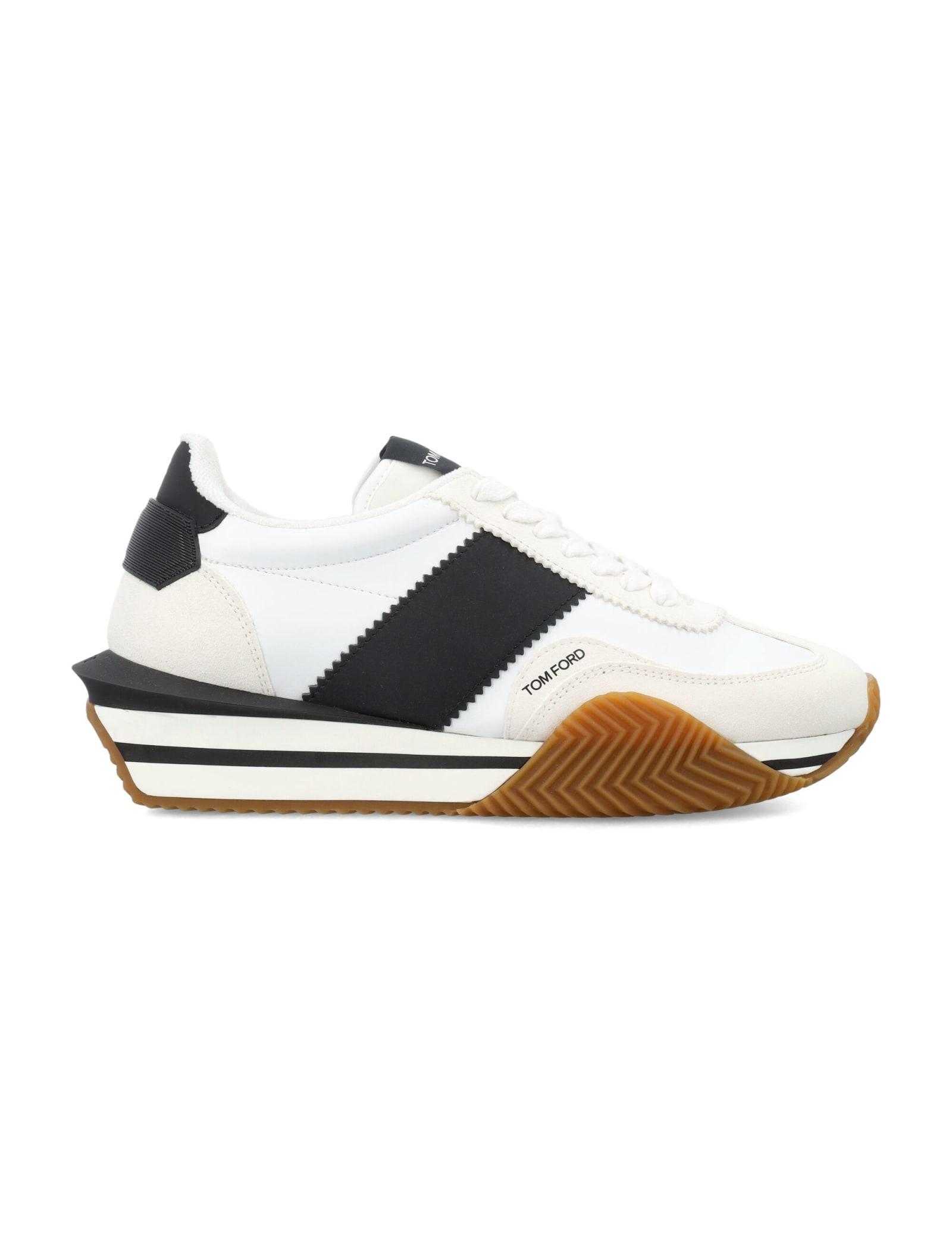 James Suede Eco-friendly Material Sneakers In White Product Image