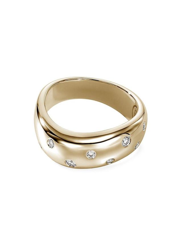 John Hardy Surf Diamond Band Ring Product Image