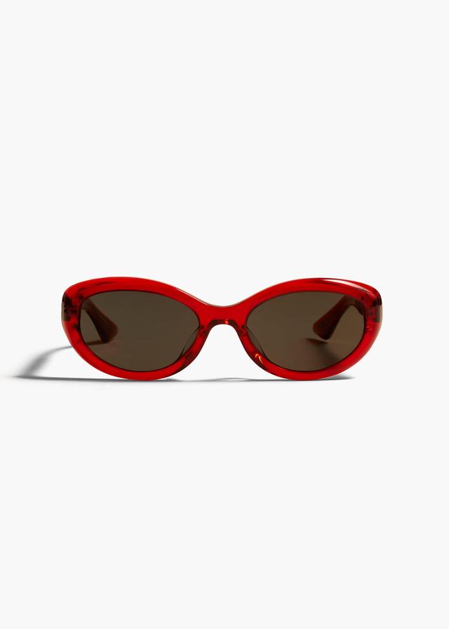 KHAITE x Oliver Peoples 1969C in Translucent Red Product Image