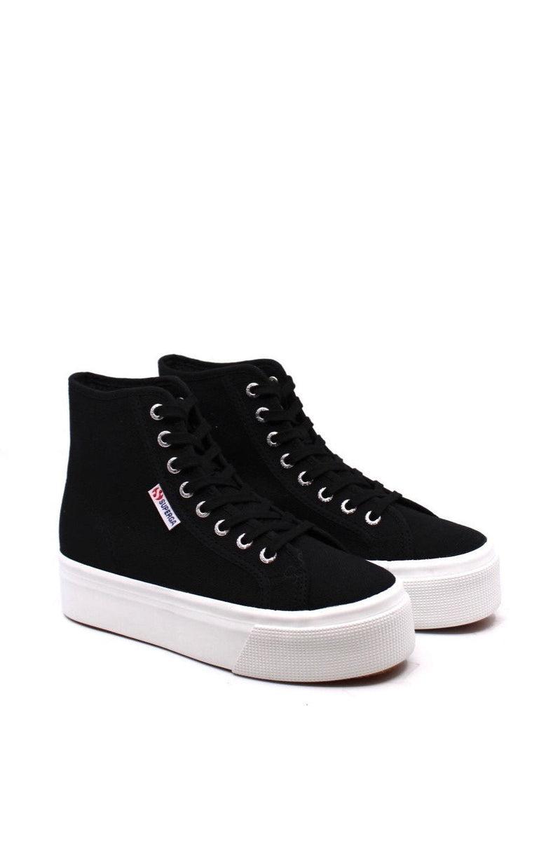 Superga 2708 Platform Hi Top Black Product Image