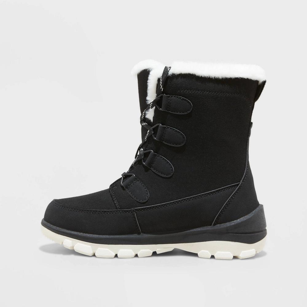 Women's Corie Winter Hiker Boots - Universal Thread™ Jet Black 10 Product Image