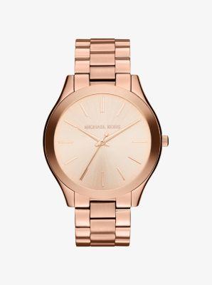 Oversized Pavé Logo -Tone Watch Product Image