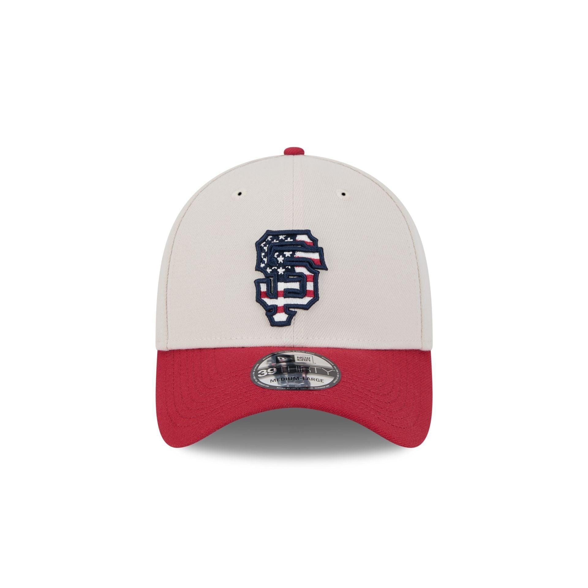 San Francisco Giants Independence Day 2024 39THIRTY Stretch Fit Hat Male Product Image