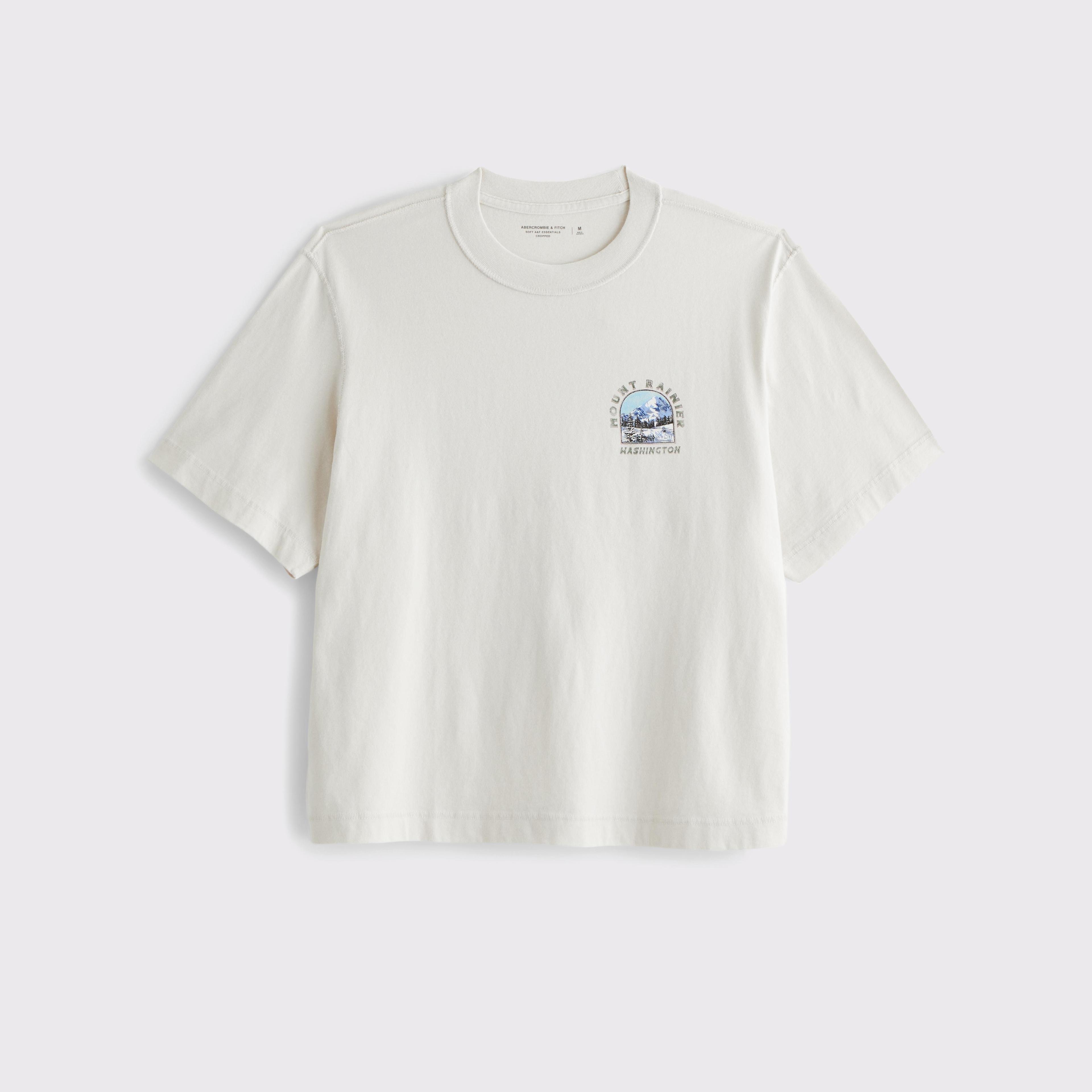 Cropped Mount Rainier Graphic Tee Product Image